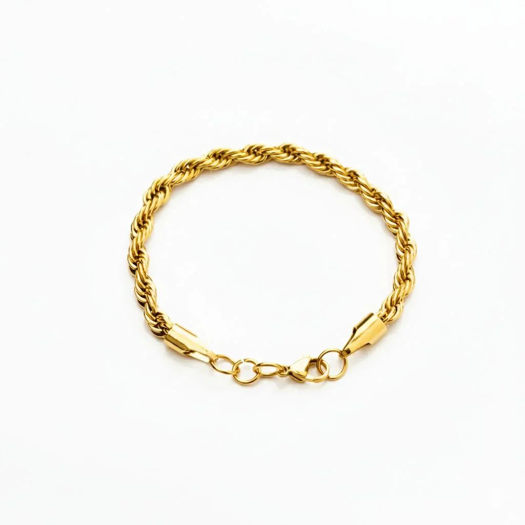 Rope Bracelet 5MM ( GOLDEN )
