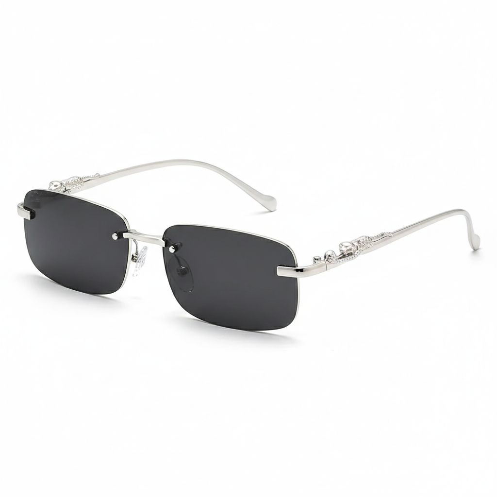 Luxury Retro Gradient Leopard Head Fashion Glasses for Men