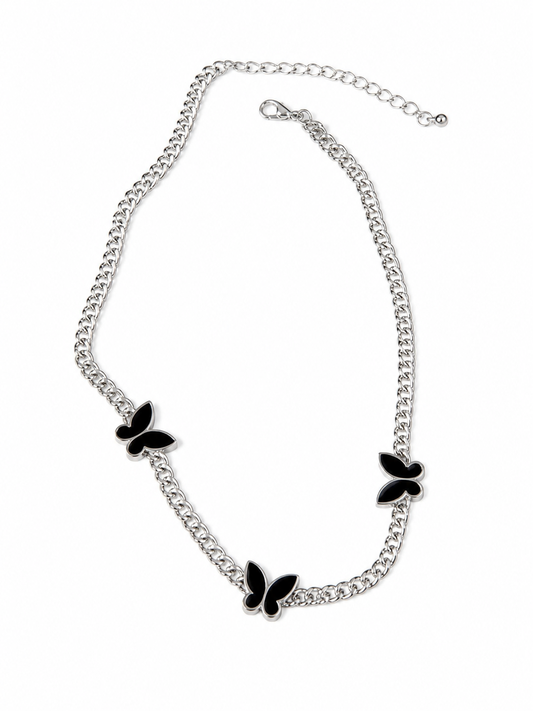Dark Charm Butterfly Necklace