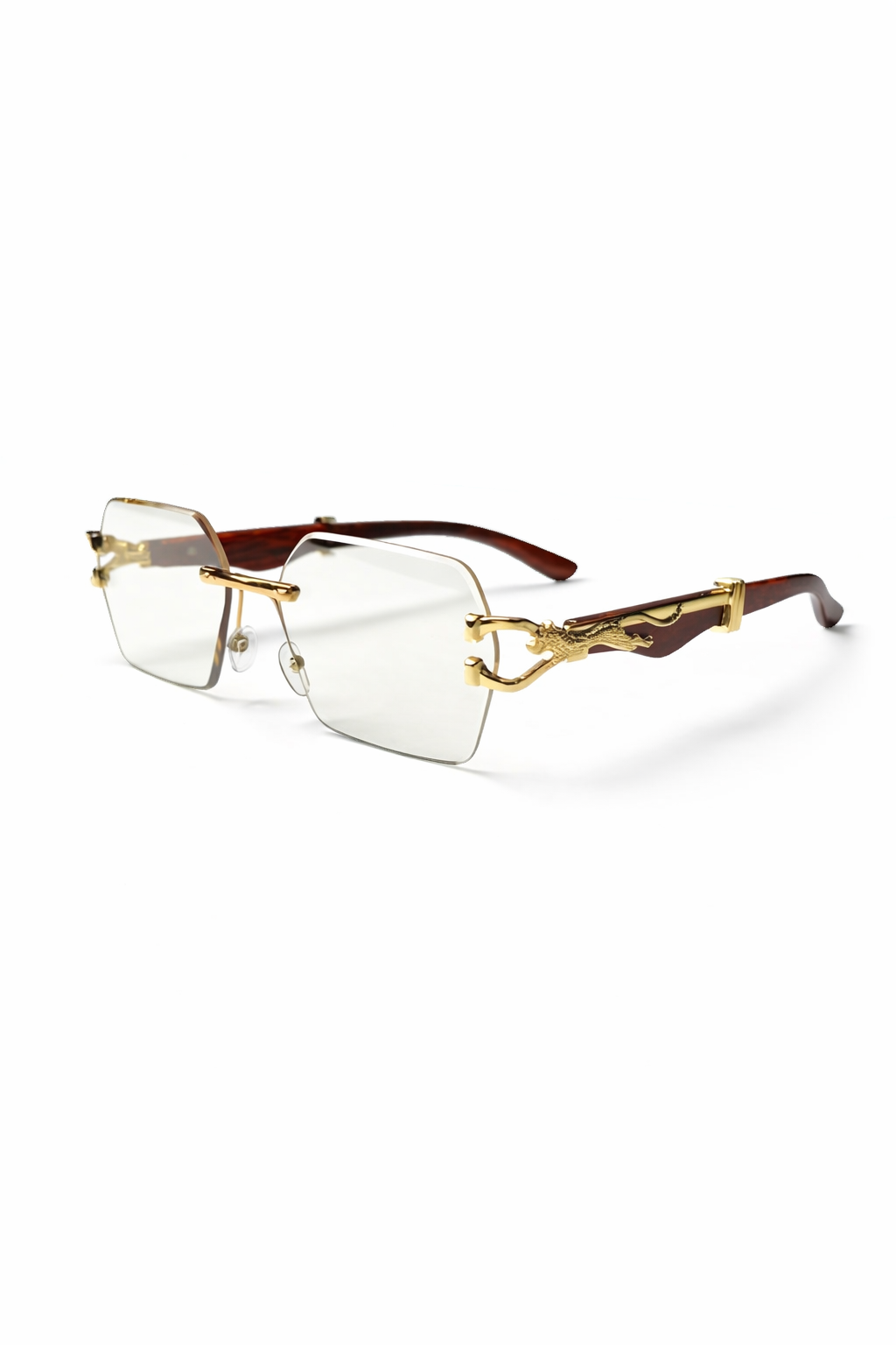 Photochromic Rimless Glasses – Smart Day & Night Auto Darkening Eyewear