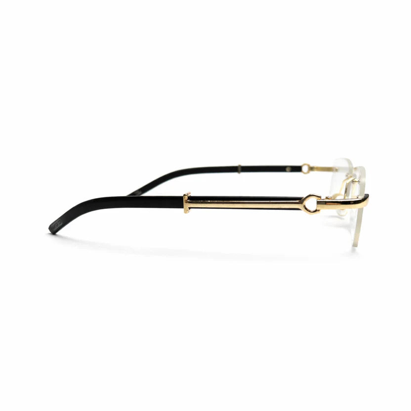 Elegant Transparent UV Protection Eyewear